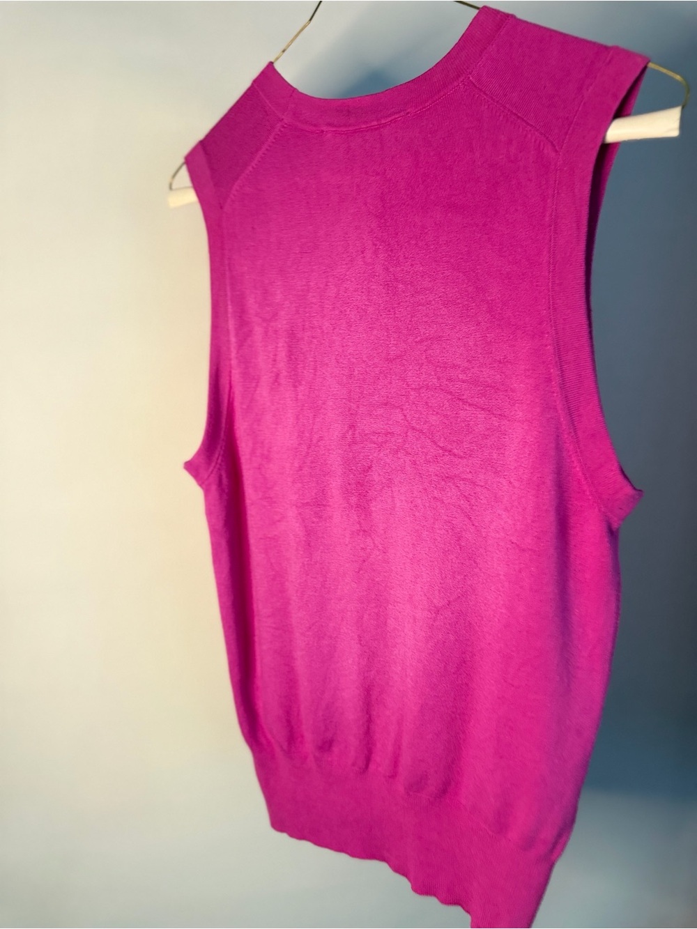 Zara Bright Pink Sleeveless Knit Tank - Picture 2 of 6